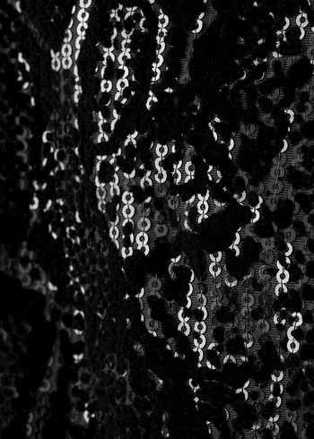 Siyah Yılan Desenli Midi Kumaş Pantolon - Görsel 8