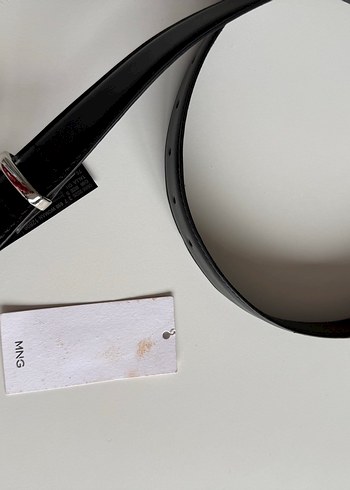 Siyah Deri Kadın Kemer Tokalı - Görsel 2