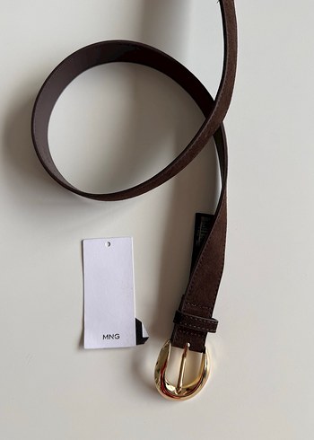 Kahverengi Süet Kadın Kemer - Görsel 2