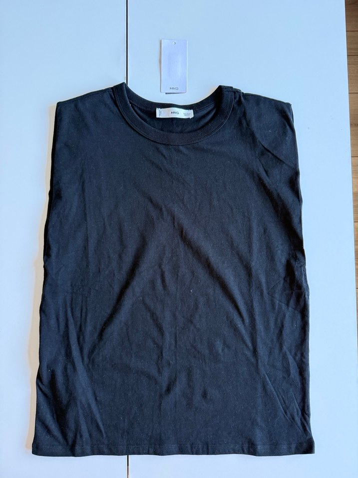 Siyah V Yaka Kolsuz Kadın Yelek - Görsel 2