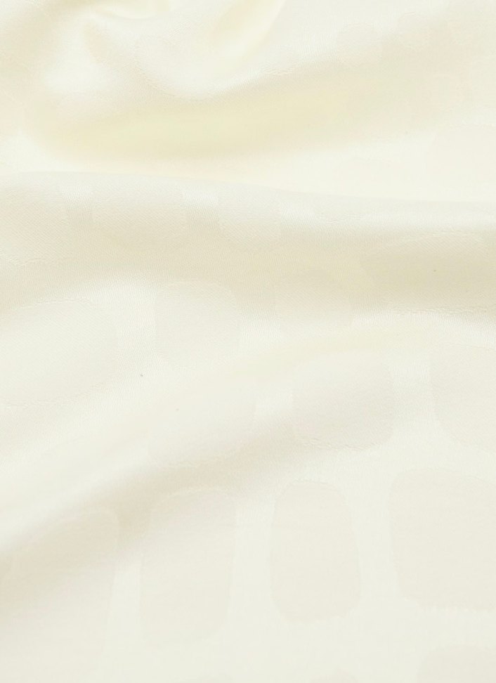 Beyaz İpeksi Kadın Fular Mango - Görsel 4