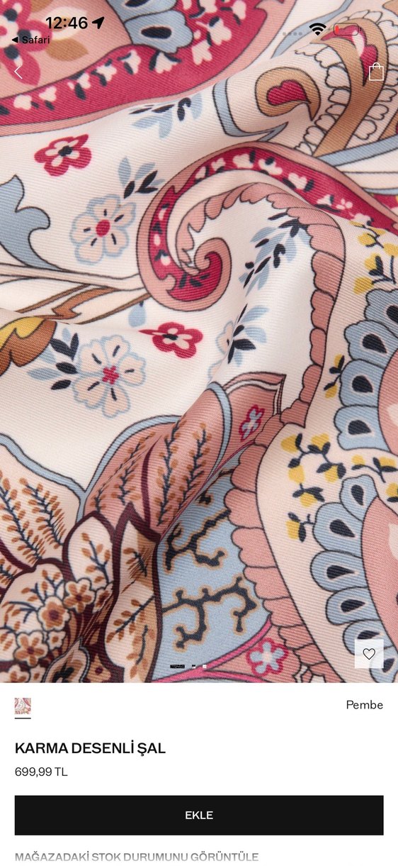 Bej Bohem Tarzı Kadın Fular - Görsel 5