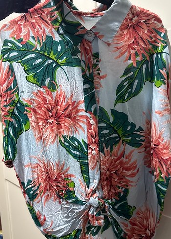 Mango zara koton  bluzlar 500 - Görsel 14