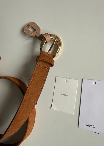 Kahverengi Süet Tokalı Kadın Kemer - Görsel 3