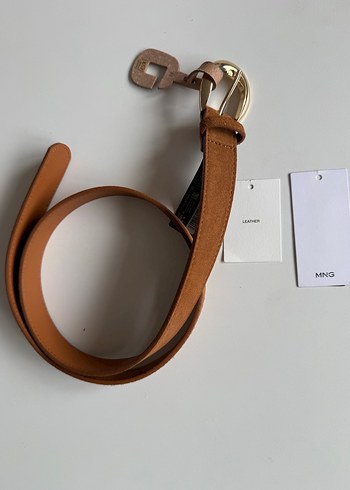 Kahverengi Süet Tokalı Kadın Kemer - Görsel 2