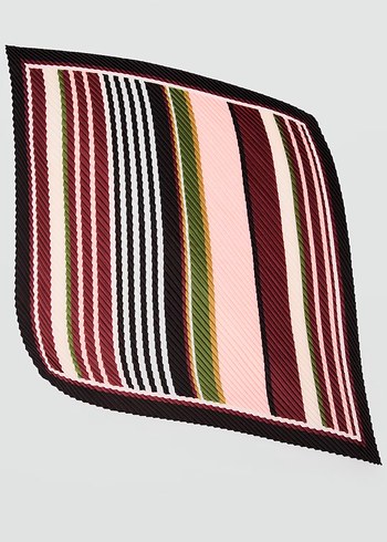 Bordo Pileli Kadın Fular - Görsel 8