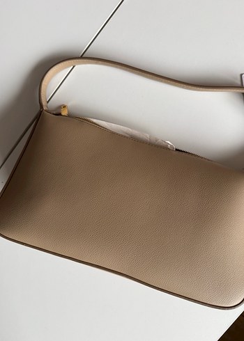 Bej Deri Tokalı Kadın Çanta - Görsel 2