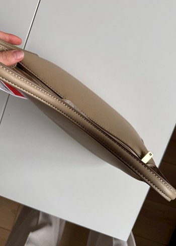 Bej Deri Tokalı Kadın Çanta - Görsel 3