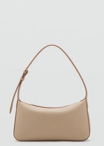 Bej Deri Tokalı Kadın Çanta - Görsel 4