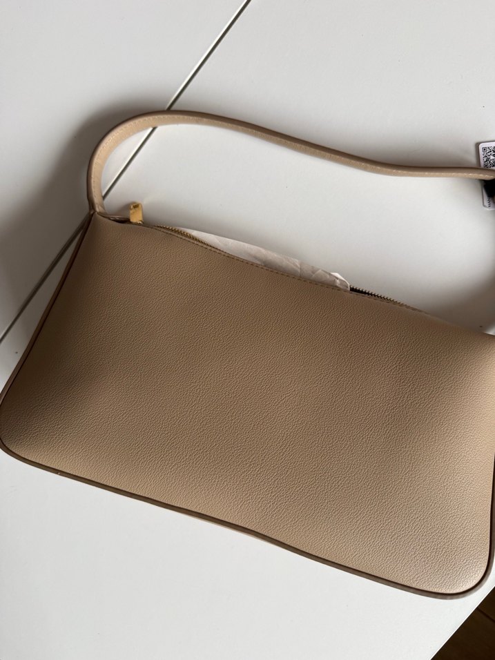 Bej Deri Tokalı Kadın Çanta - Görsel 2