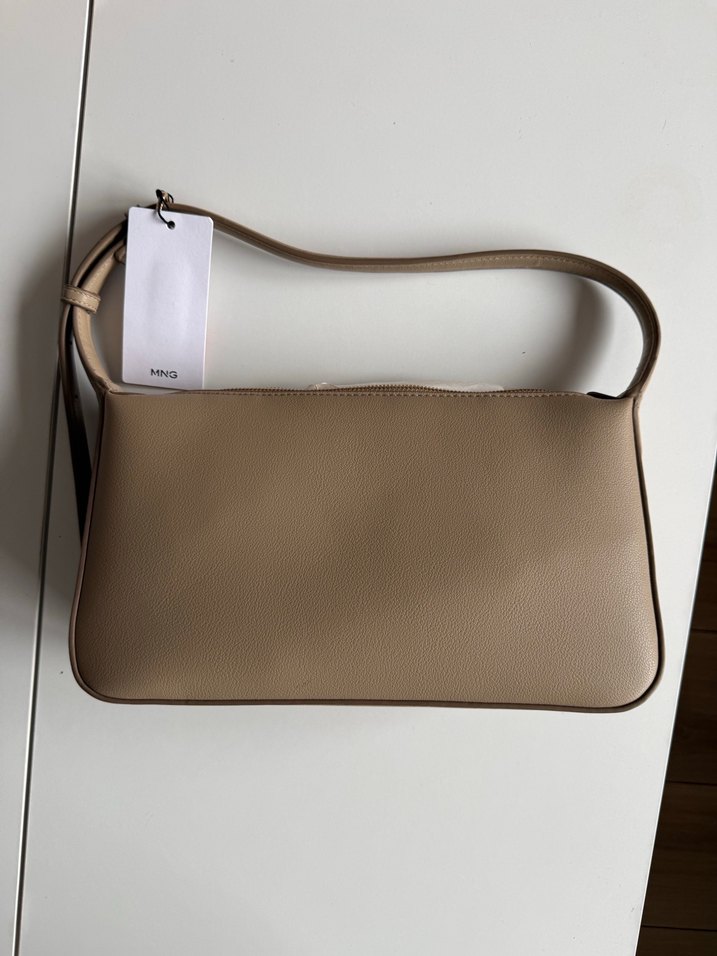 Bej Deri Tokalı Kadın Çanta - Görsel 5