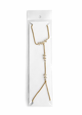 Beyaz Zincir Detaylı Kadın El Zinciri Şahmeran - Görsel 10