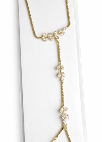 Beyaz Zincir Detaylı Kadın El Zinciri Şahmeran - Görsel 3