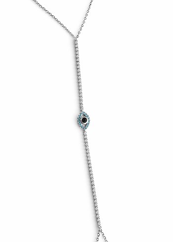 Beyaz Zincir Detaylı Kadın El Zinciri Şahmeran - Görsel 17