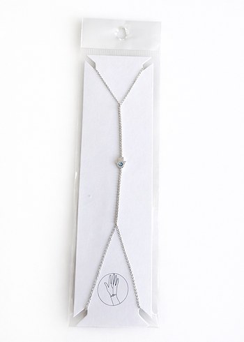 Beyaz Zincir Detaylı Kadın El Zinciri Şahmeran - Görsel 13