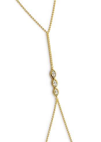 Beyaz Zincir Detaylı Kadın El Zinciri Şahmeran - Görsel 18