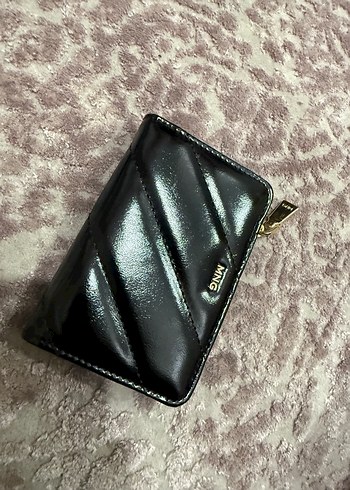 Kahverengi Yılan Derisi Desenli Kadın Deri Cüzdan mango - Görsel 8