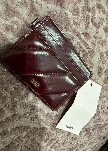 Kahverengi Yılan Derisi Desenli Kadın Deri Cüzdan mango - Görsel 3