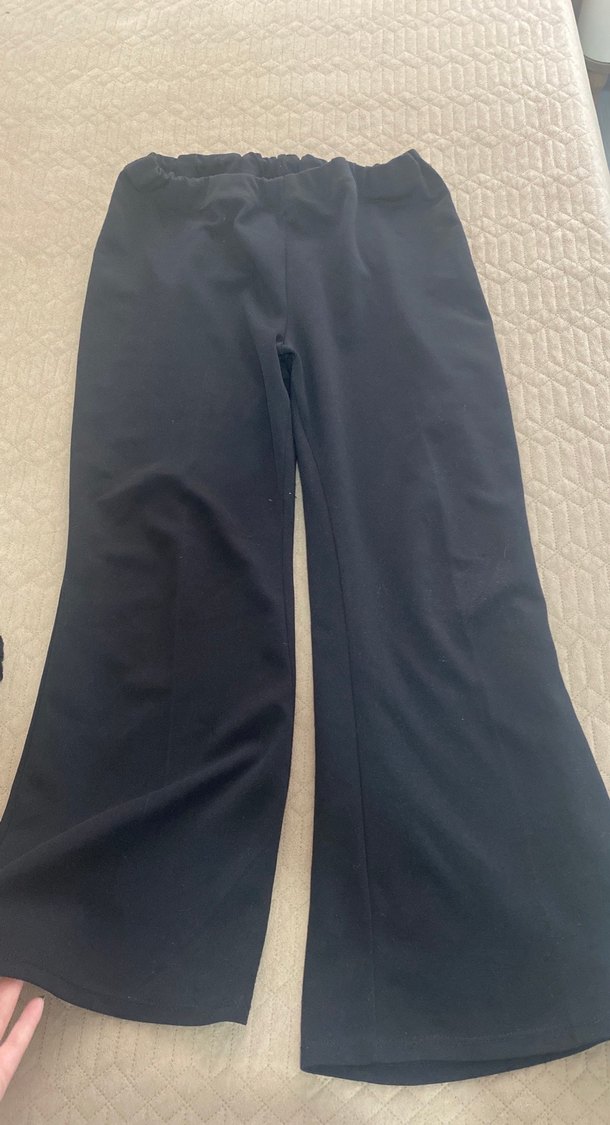 Siyah Normal Boy Hamile Pantolonu - Görsel 2