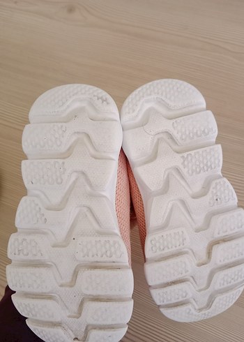 Kız Çocuk Pudra Renkli Cırt Cırtlı Spor Ayakkabı - Görsel 6