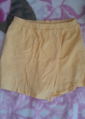 sarı Şort etek - Görsel 2