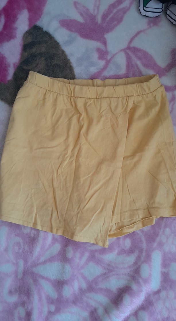 sarı Şort etek - Görsel 2