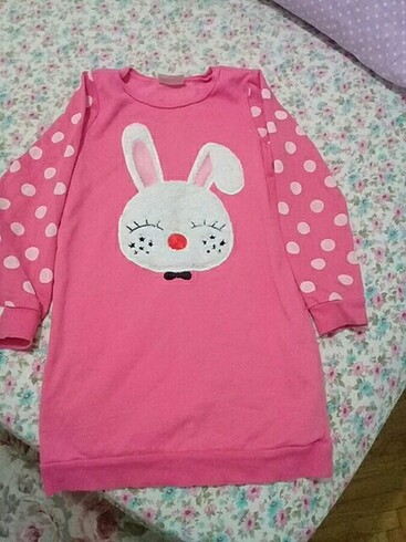 Kız çocuk polar sweat elbise