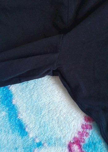 Siyah Baskılı kiz çocuk Tayt - Görsel 2