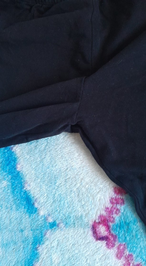 Siyah Baskılı kiz çocuk Tayt - Görsel 2