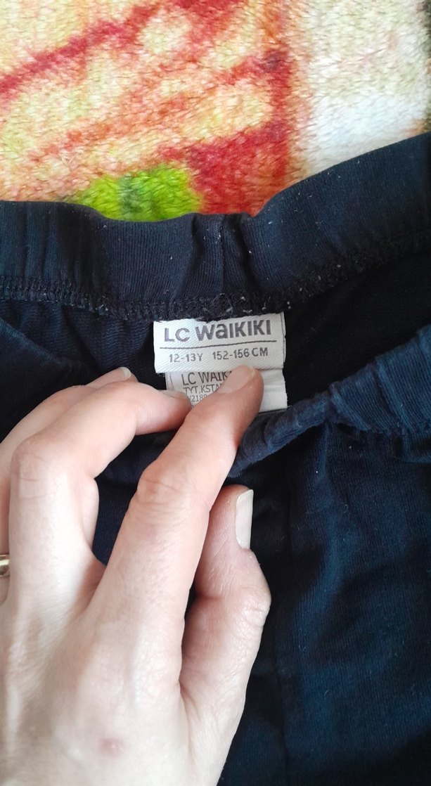 Siyah Baskılı kiz çocuk Tayt - Görsel 3