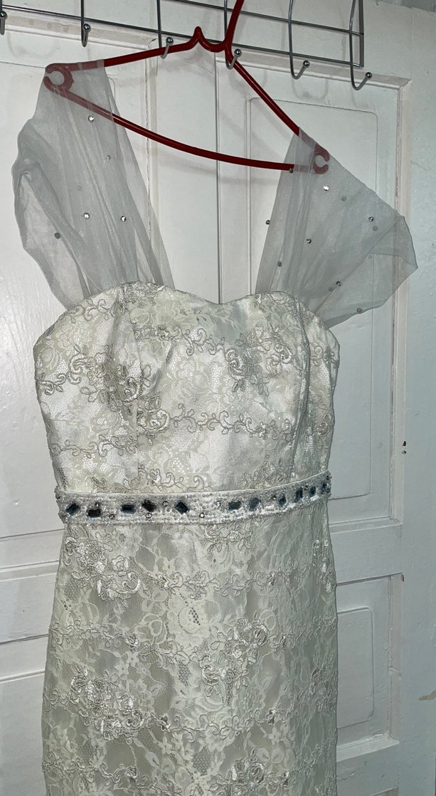 Straplez Vintage A-Line Uzun Gelinlik - Görsel 2