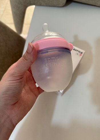 Pastel Pembe Bebek Biberonu comotomo - Görsel 2