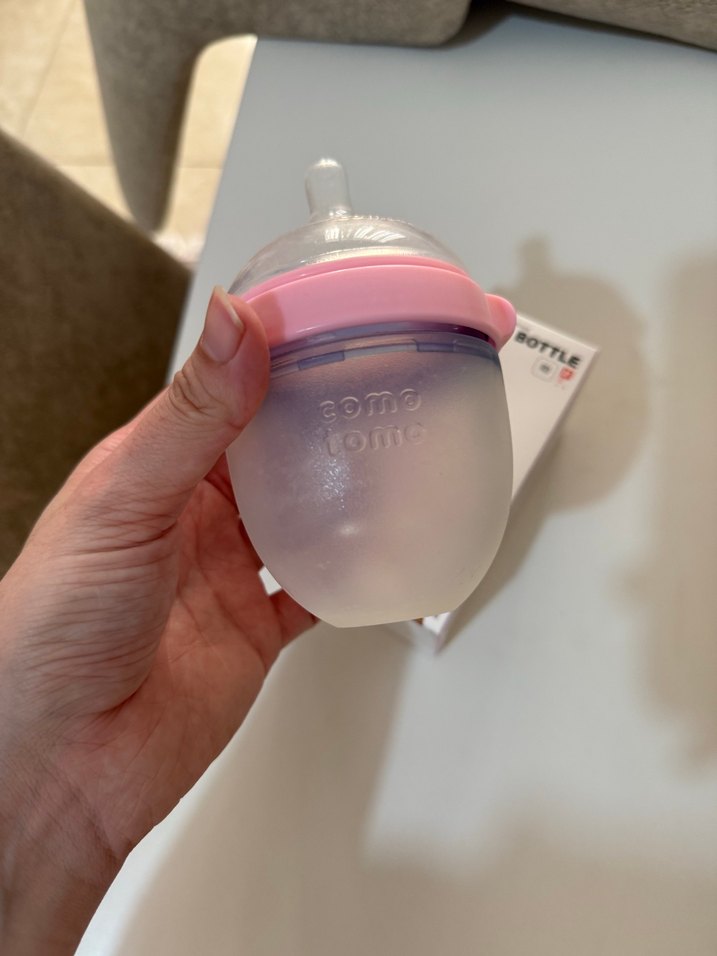 Pastel Pembe Bebek Biberonu comotomo - Görsel 2