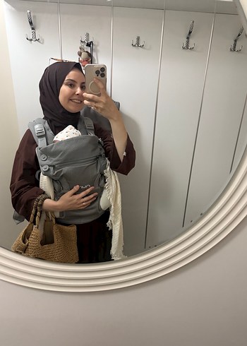 Gri Bebek Taşıyıcı Nuna kanguru - Görsel 3