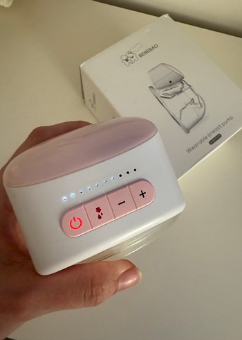 Pembe Taşınabilir Göğüs Pompası bebebao marka - Görsel 3