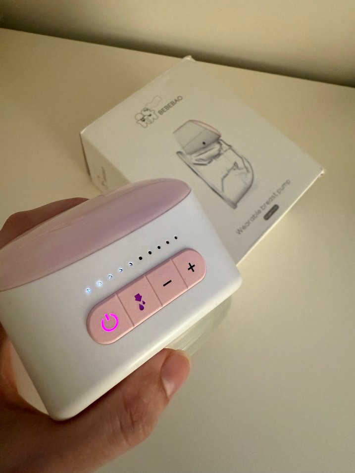 Pembe Taşınabilir Göğüs Pompası bebebao marka - Görsel 5