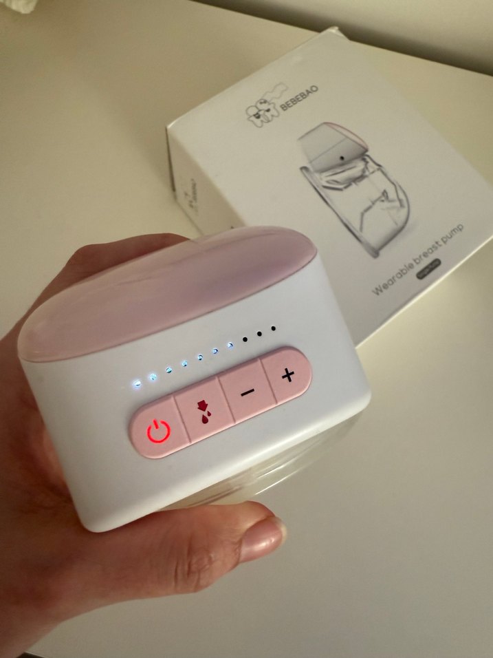 Pembe Taşınabilir Göğüs Pompası bebebao marka - Görsel 3