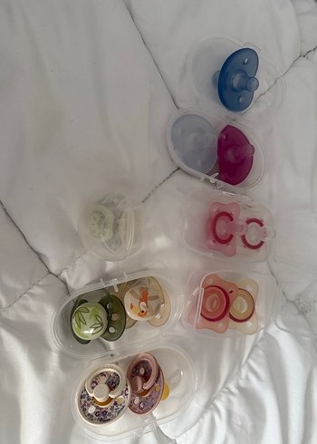 Çok Renkli Bebek Emzik Seti 0-6 Ay - Görsel 5