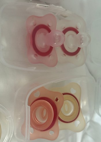 Çok Renkli Bebek Emzik Seti 0-6 Ay - Görsel 3