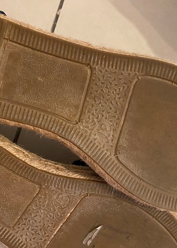 Kadın Lacivert Denim sandalet - Görsel 5