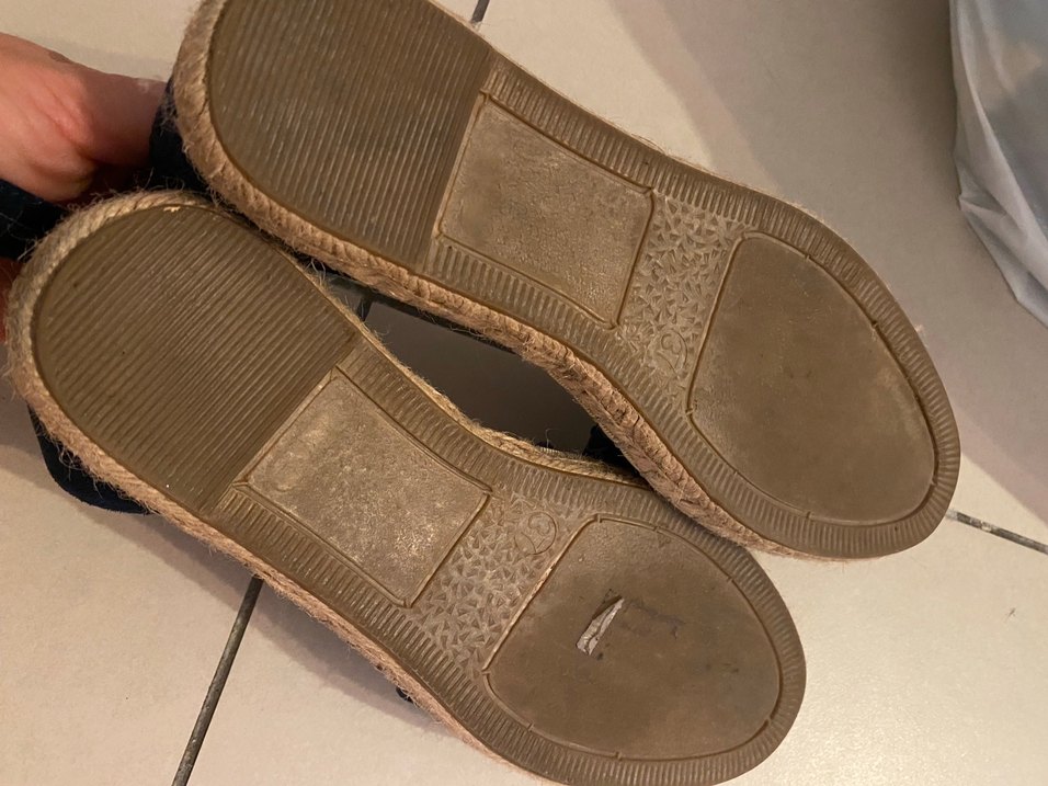 Kadın Lacivert Denim sandalet - Görsel 4