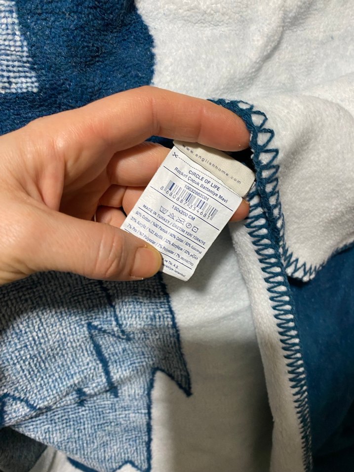 Mavi Uzay Desenli Çocuk Battaniyesi - Görsel 5