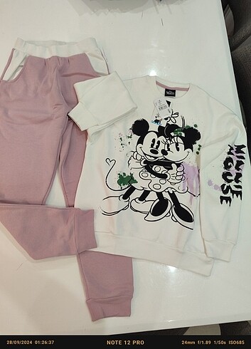 Disney minie mouse takım 9 10 yaş