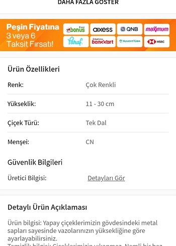 Bej Dekoratif Kuru pampas Aranjmanı - Görsel 7