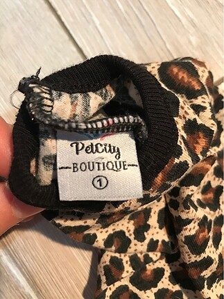  Beden Kedi leoparlı kıyafet