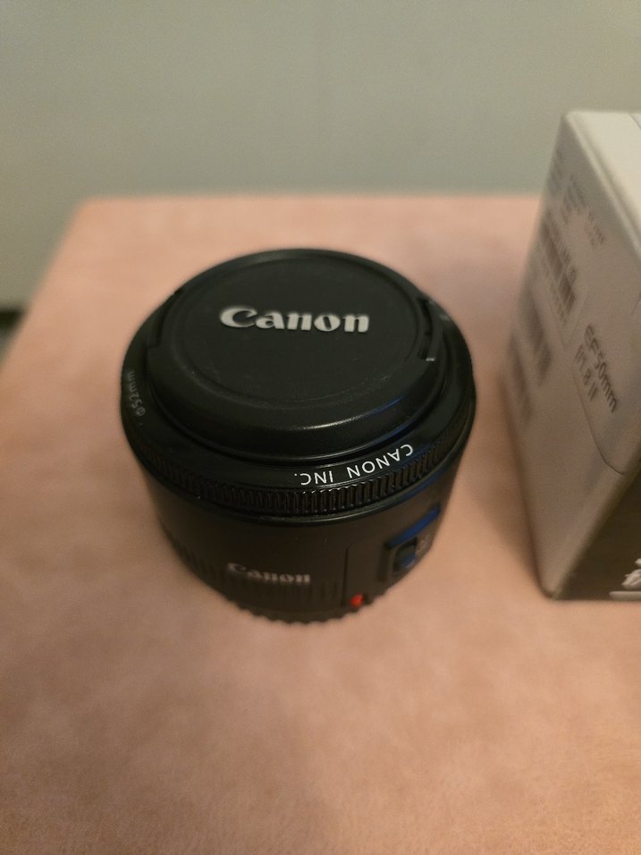 Canon EF 50mm f/1.8 II Lens Siyah - Görsel 2