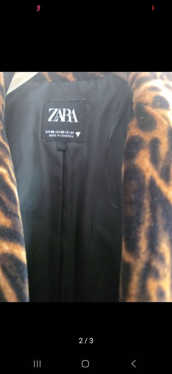 Zara leopar ceket - Görsel 2