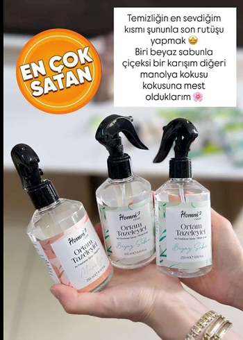 Homm3 Ortam Tazeleyici Toner 250 ml