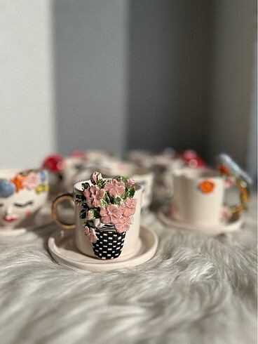 Beden beyaz Renk Kahve Fincanı