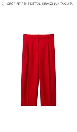 Kırmızı massimo dutti pantalon